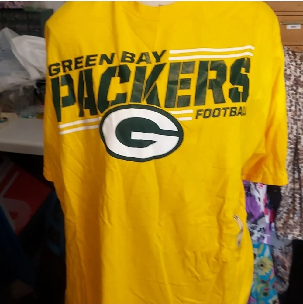 Men's. NFL Packers shirt new w tags XXL - Picture 3 of 4